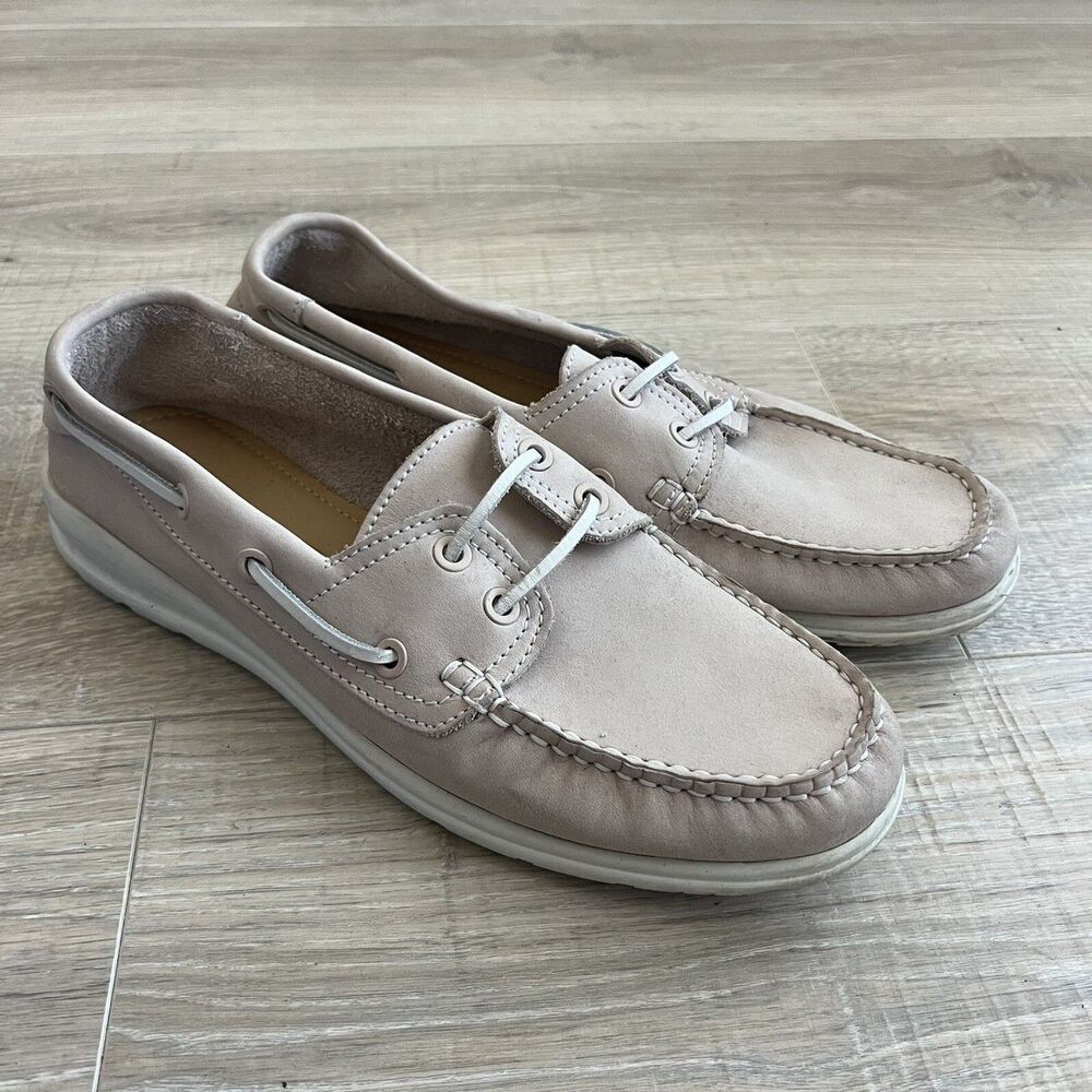 Marc O Polo Womens Loafer Slip On Pink Leather Loafers Sz 40 US 9